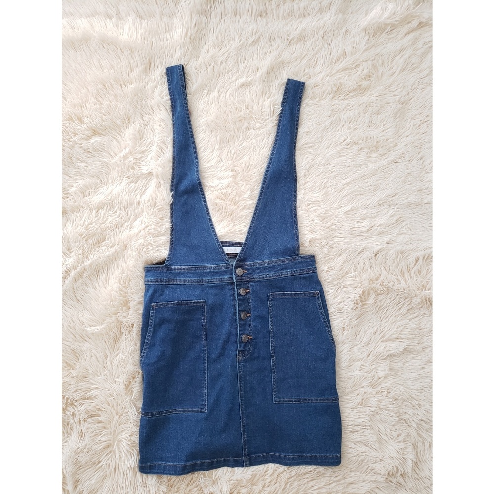Jean Skirt Overalls